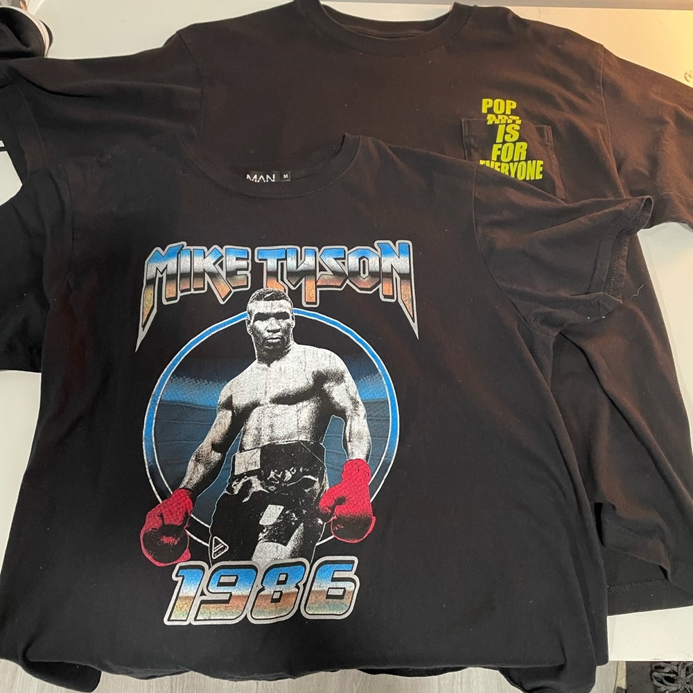 Collectors Mike Tyson Tee + Uniqlo pop up Tee